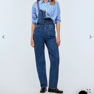 Madewell Low Slung Straight Overalls
